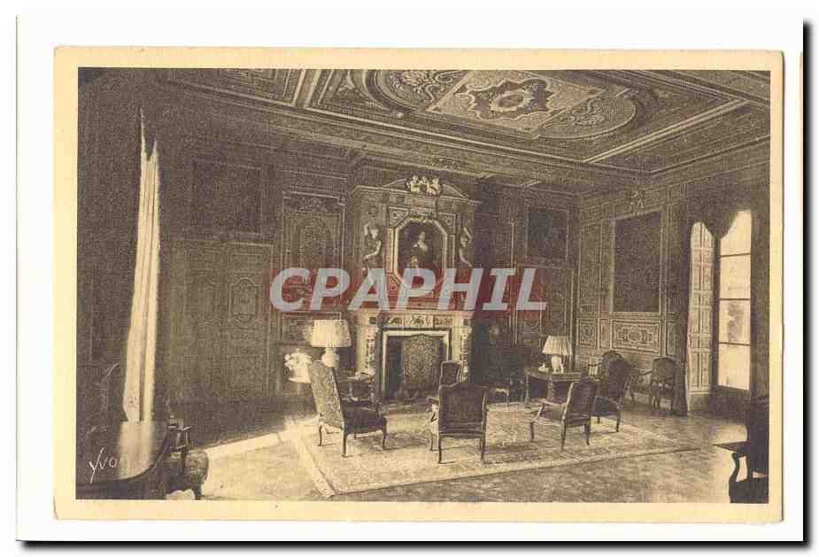 Intérieur d'un salon richement décoré — éditeur Yvo, n° de série non visible