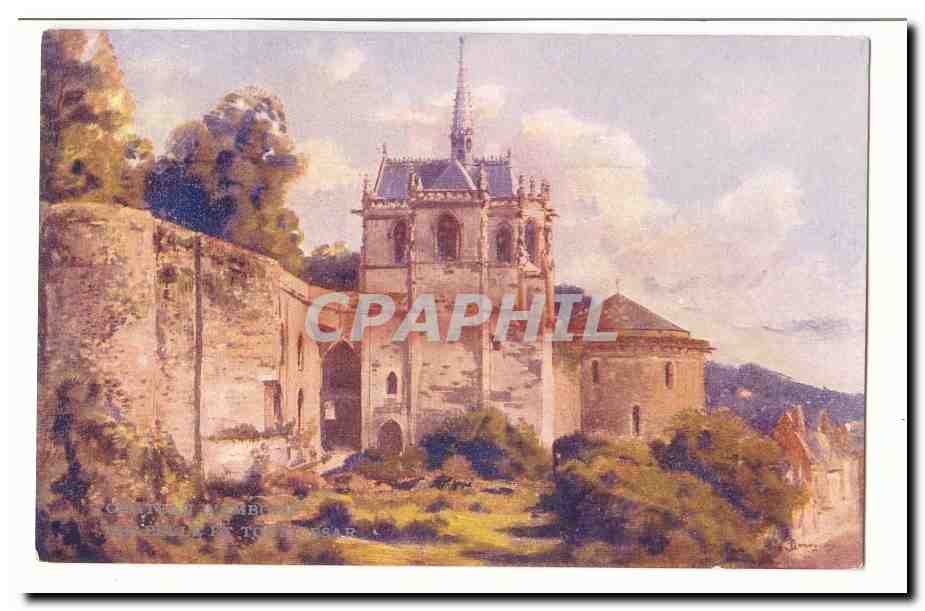 Amboise CPA Chaetau Chapelle et Tour Cesar