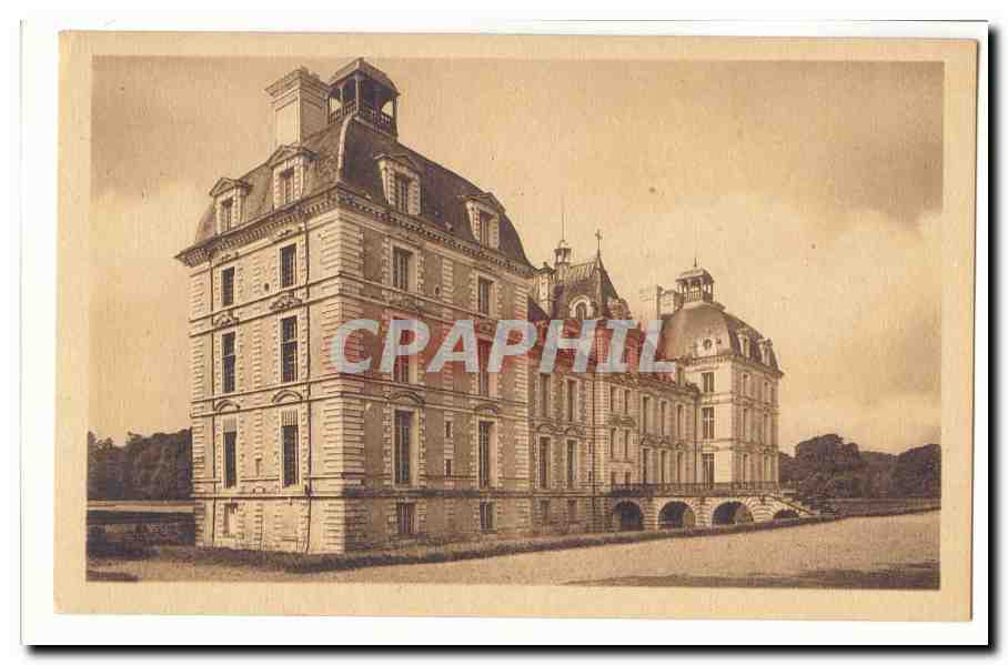 Cheverny CPA Le chateau perspective sur la facade Nord