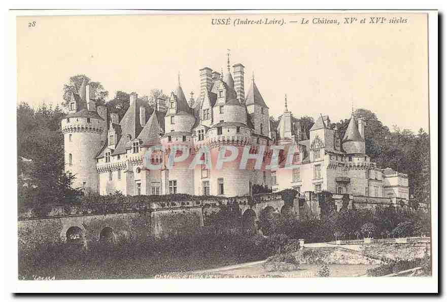Usse CPA Le chateau 15 et 16eme