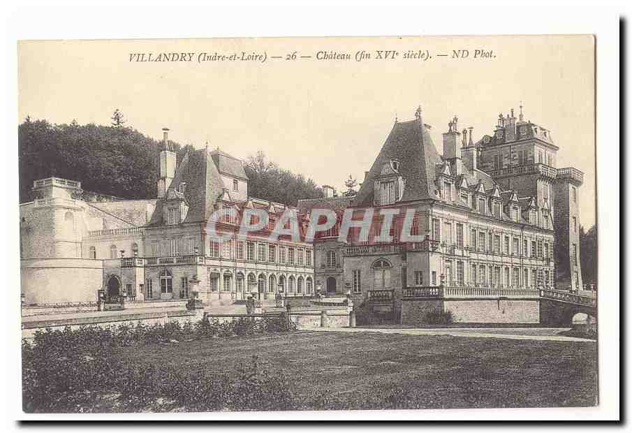 Villandry CPA Chateau (fin 16eme)