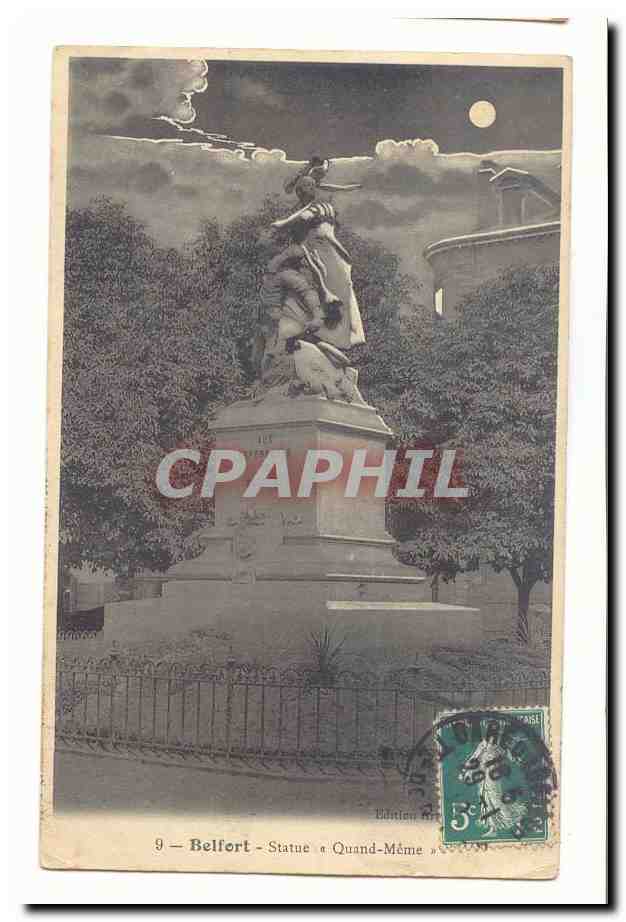 Belfort CPA Statue Quand Meme