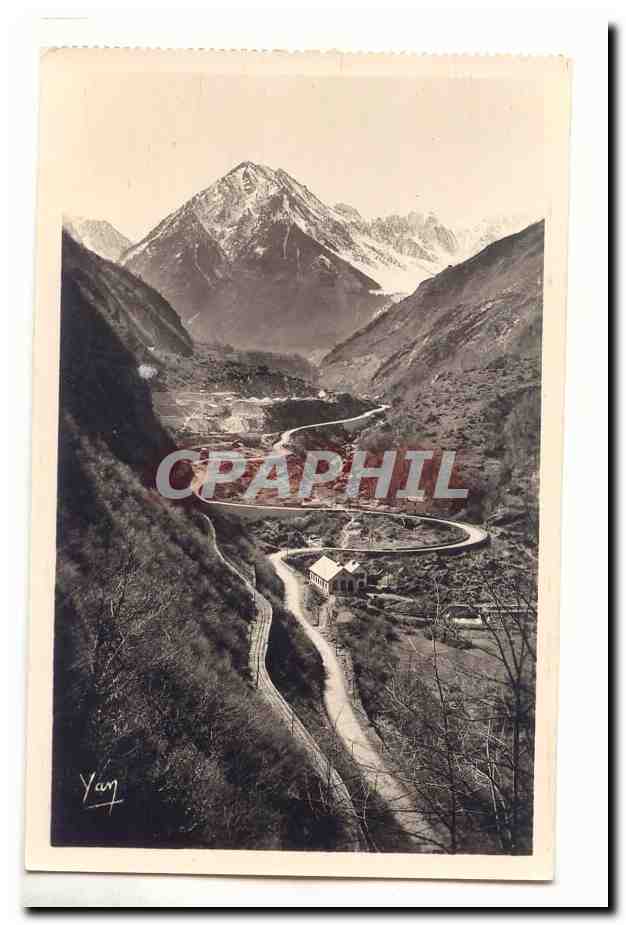 CAuterets CPA Le colimacon et le Pequere (alt 2187m)