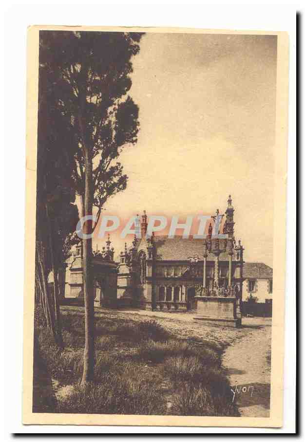 St Thegonnec CPA Le calvaire et l´ossuaire (16eme)