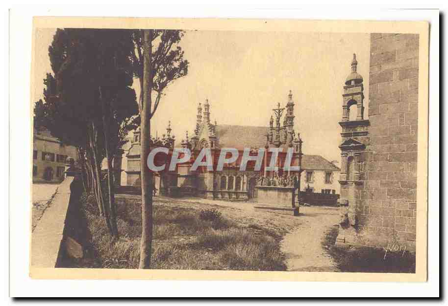 St Thegonnec CPA Le calvaire et l'ossuaire (17eme)