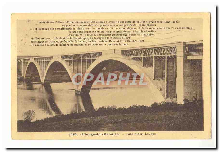 Plougastel Daoulas CPA Pont Albert Louppe