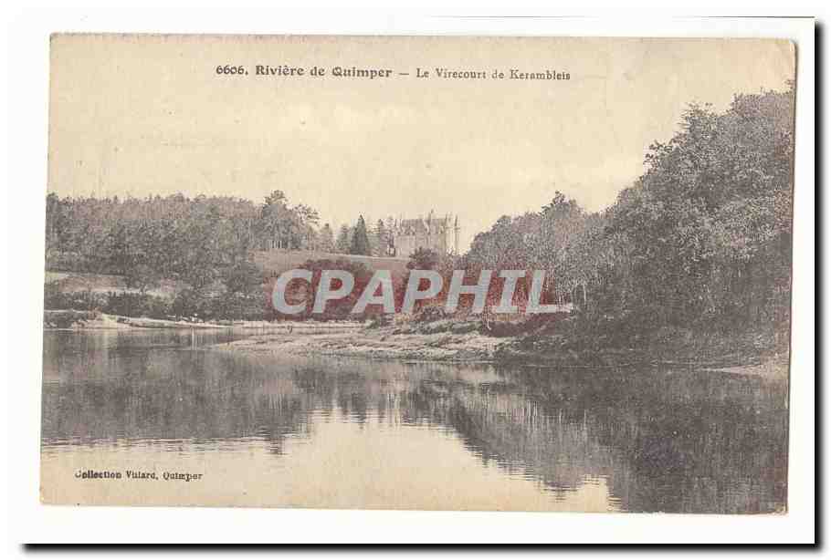 CPA Riviere de Quimper Le Virecourt de Kerambleis