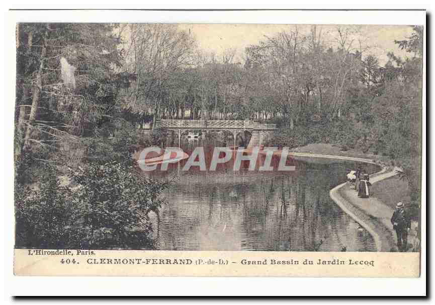 Clermont-Ferrand (P.-de-B.) — Grand Bassin du Jardin Lecoq — L’Hirondelle, Paris