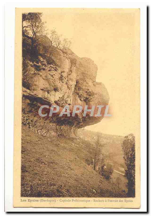 Les Eyzies (Dordogne) - Capitale Préhistorique - Rochers à l'entrée des Eyzies