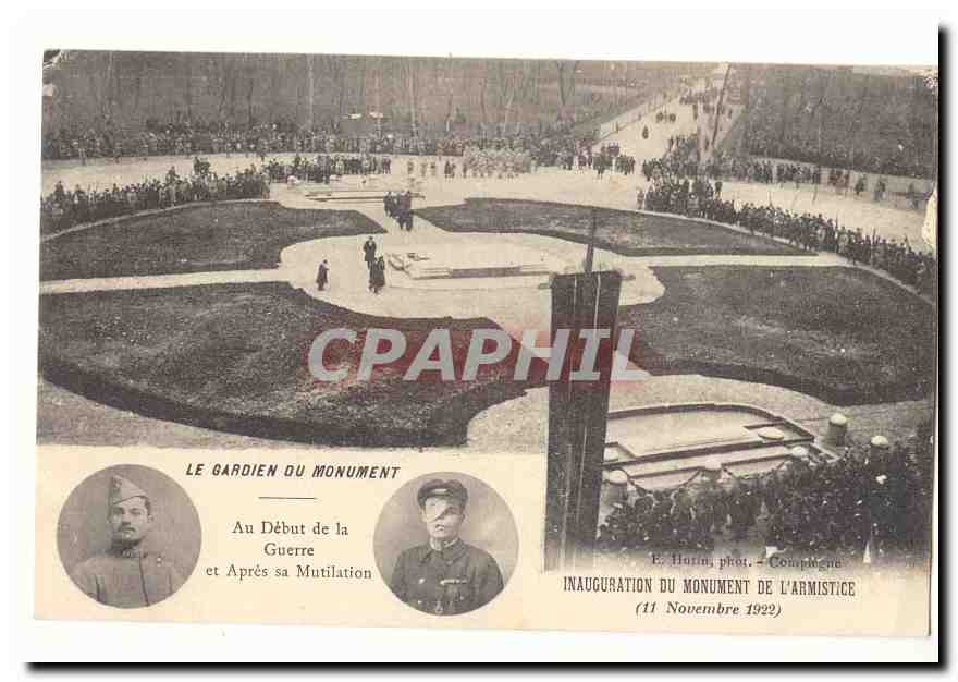 Inauguration du Monument de l'Armistice — 11 Novembre 1922 — E. Huttin, phot. - Compagnie