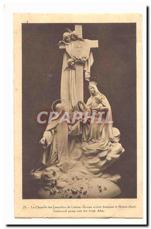 The Carmelite Chapel of Lisieux — Sculpted Group Over the Altar