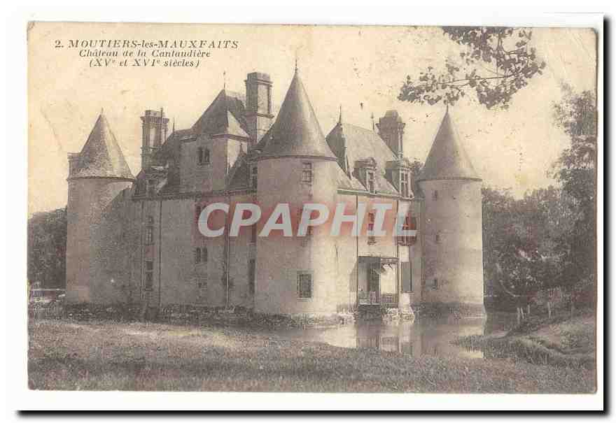Moutiers les Mauxfaits CPA Chateau de la Cantaudiere (15 et 16eme)