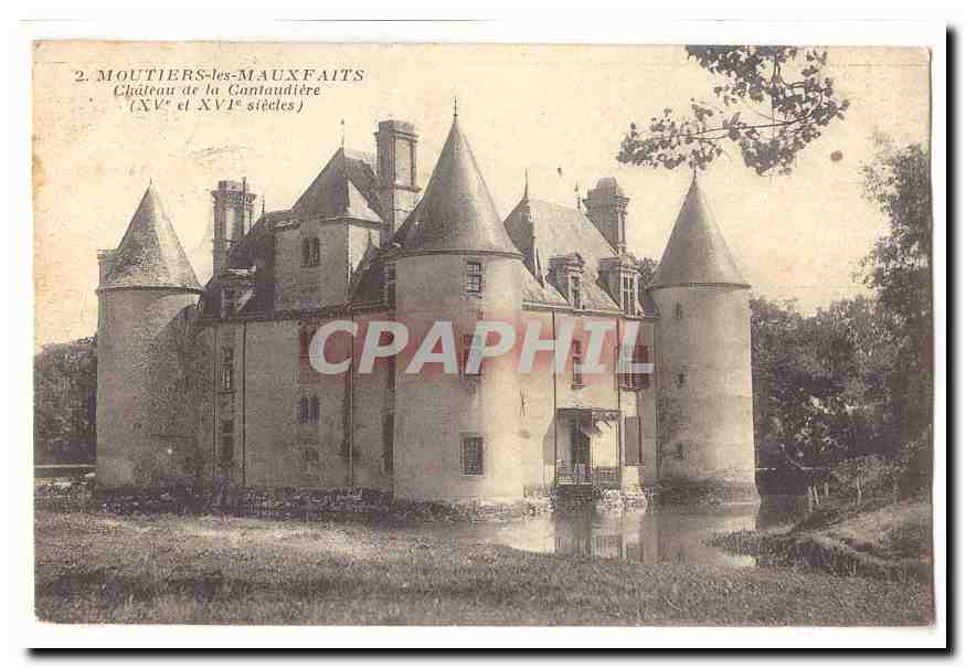 Moutiers les Mauxfaits CPA Chateau de la Cantaudiere (15 et 16eme)