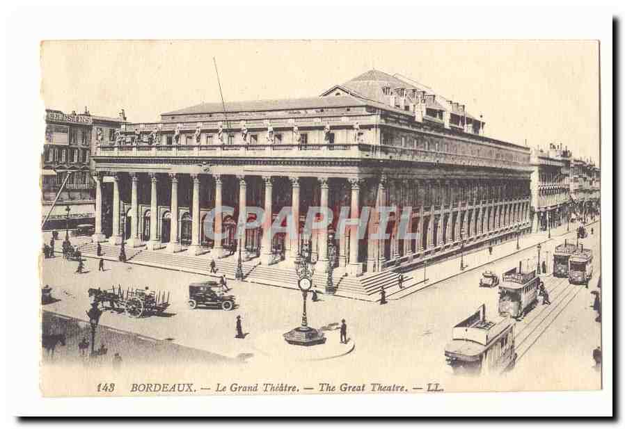Bordeaux CPA Le grand theatre