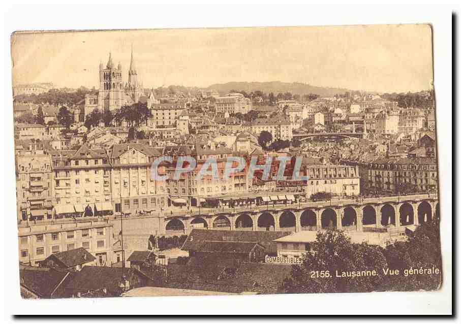 Suisse Lausanne CPA Vue generale