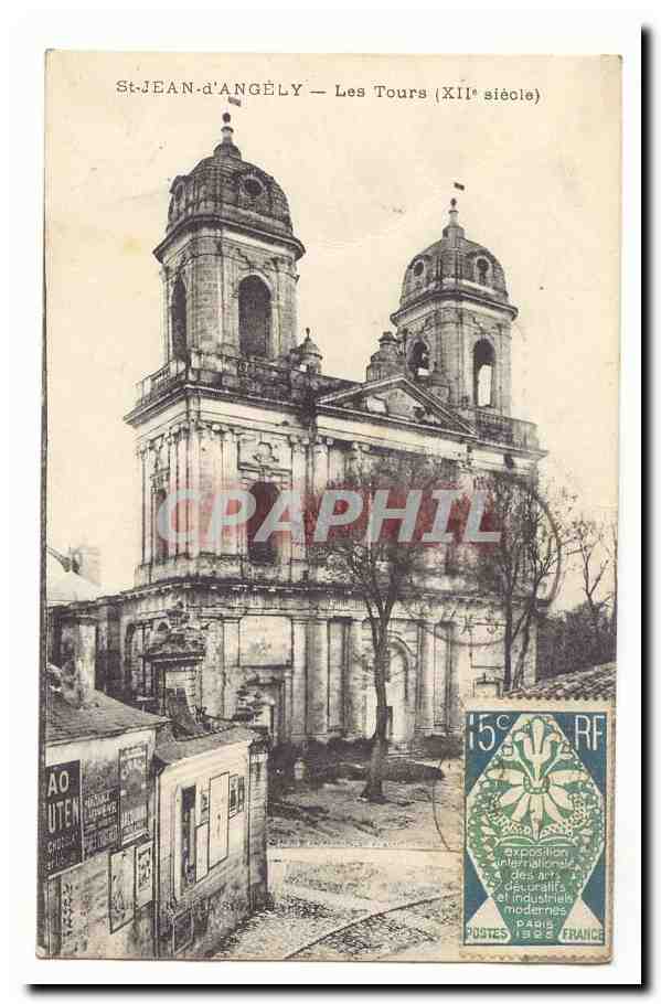 St-JEAN-d'ANGÉLY — Les Tours (XIIe siècle) — AO UTEN