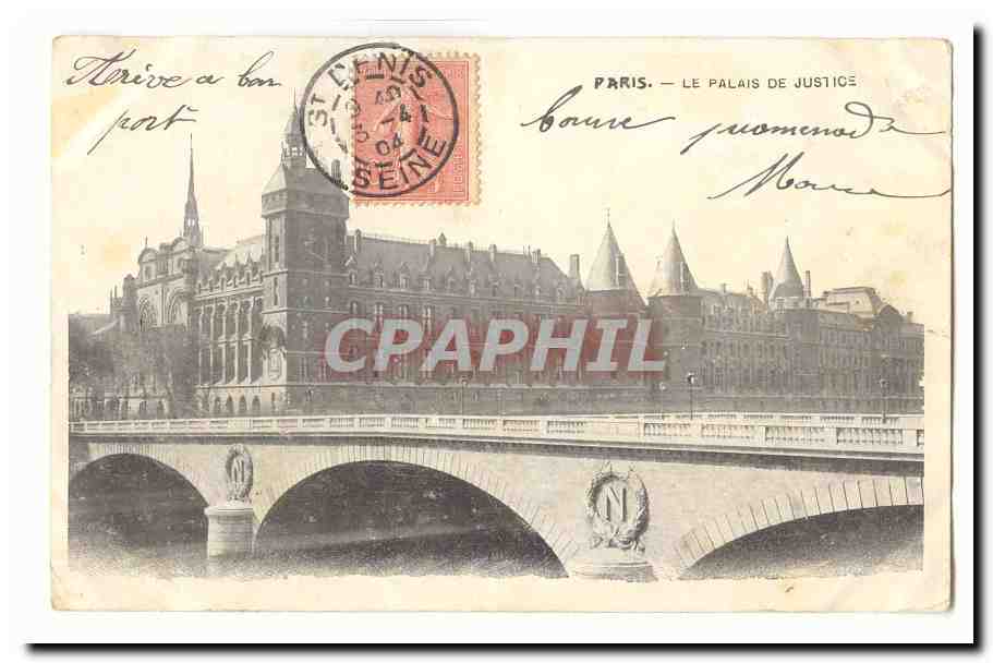 Paris (1er) CPA Le palais de justice