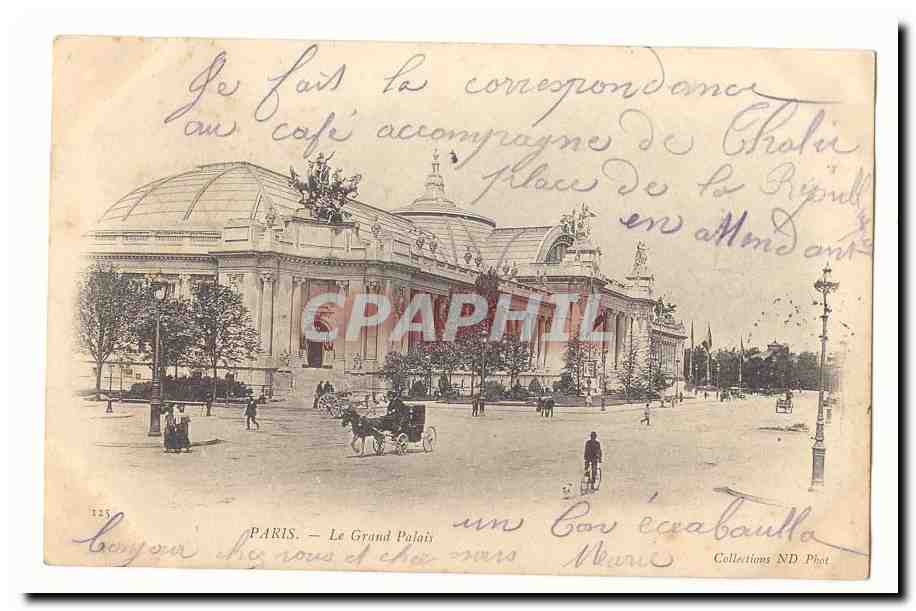 Paris (8eme) CPA le grand Palais