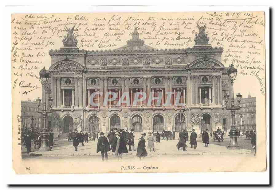 Paris (9eme) CPA L'opera