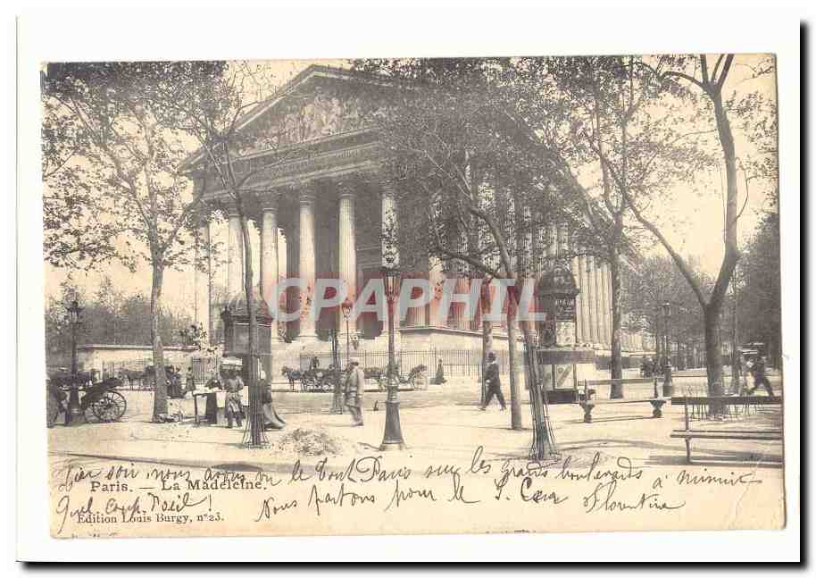 Paris — La Madeleine — Édition Louis Burgy, n°23