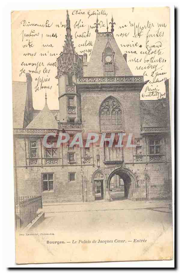 Bourges CPA Le palais de Jacques Coeur