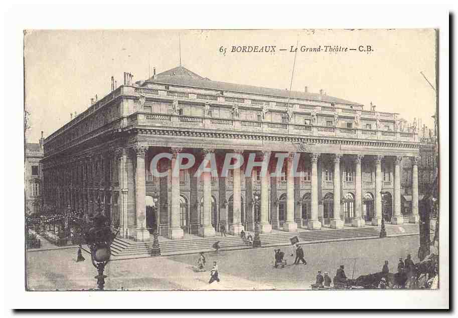 Bordeaux — Le Grand-Théâtre — C.B.