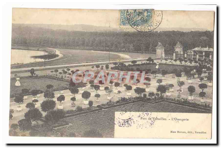 Parc de Versailles CPA l'orangerie