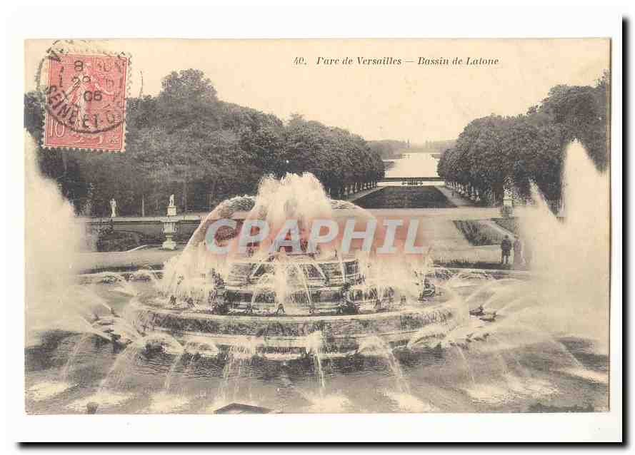 Parc de Versailles CPA Bassin de Latone