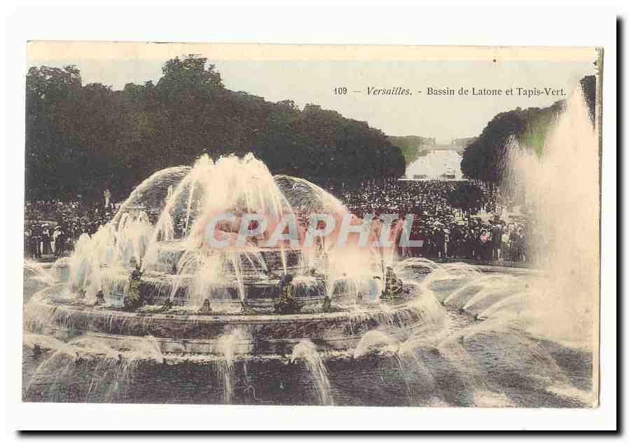 Versailles CPA Bassin de Latone et Tapis vert