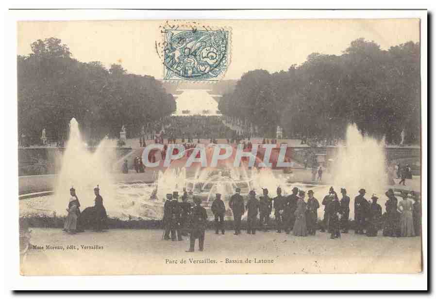 Parc de Versailles CPA Bassin de Latone