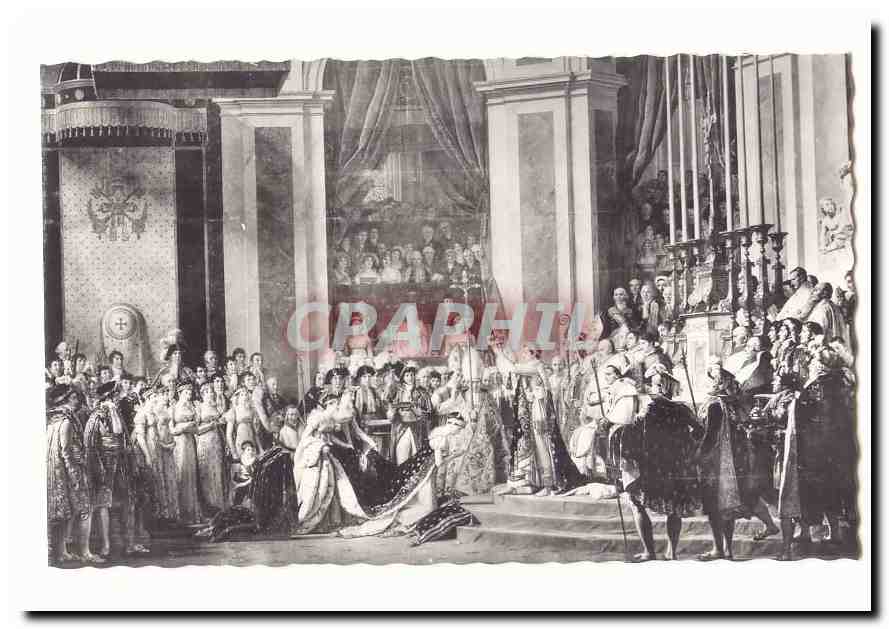 Paris Musee du Louvre CPM Le sacre de Napoleon 1er a Notre Dame David