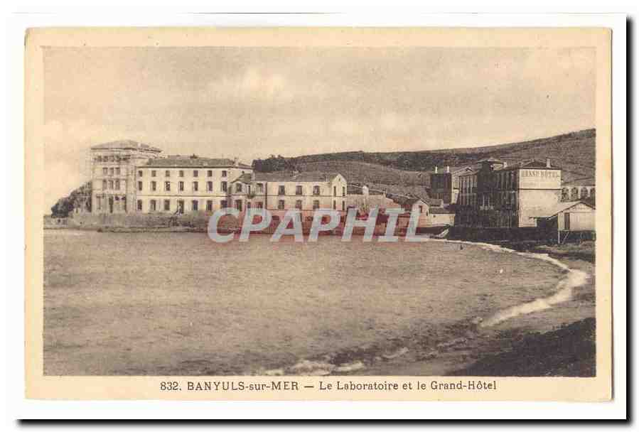 Baynuls sur Mer CPA Le laboratoire et le Grand Hotel