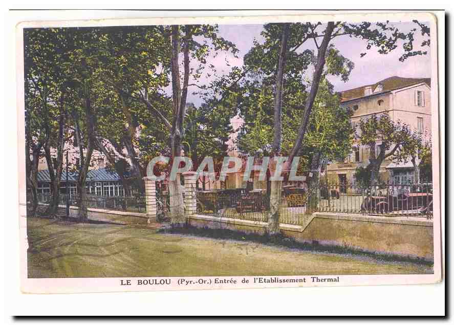 Le Boulou CPA Entree de l´etablissement thermal