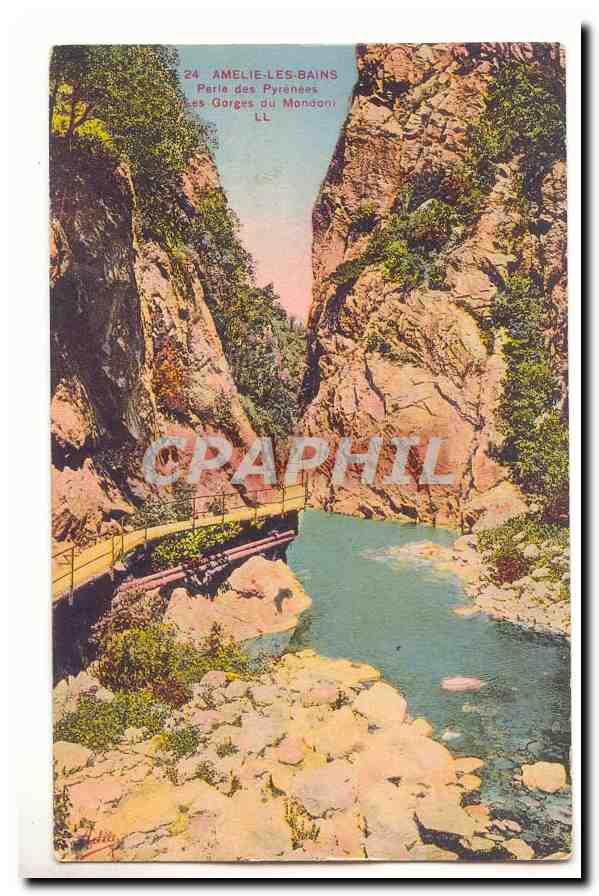 Amelie les Bains CPA Perle des Pyrenees Les gorges du Mondoni