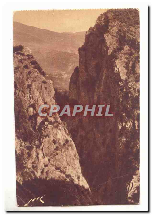 Amelie les Bains CPA La grande faille des Gorges du Mondony