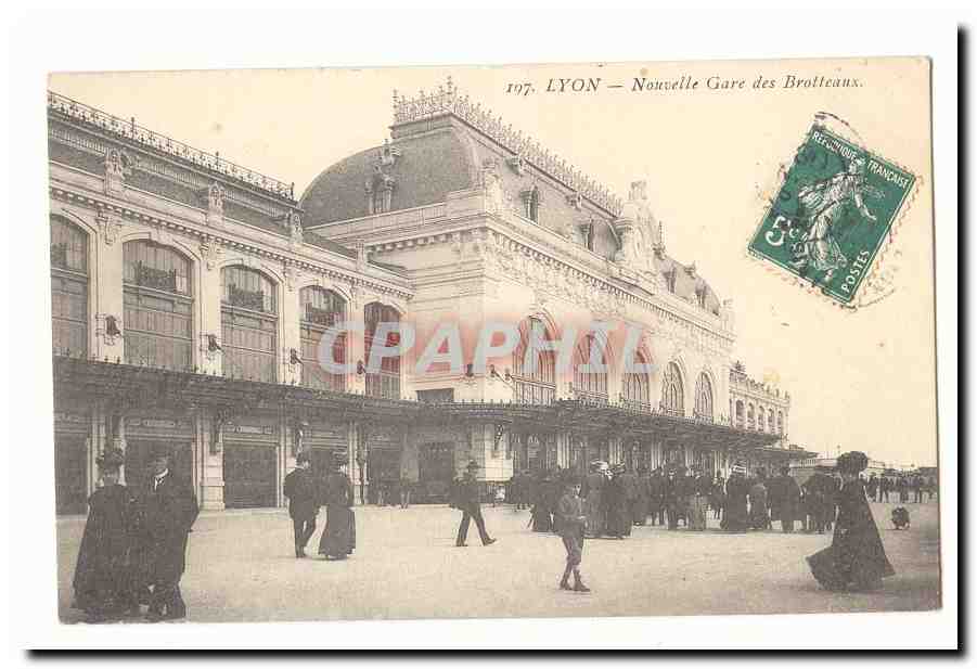 Lyon CPA Nouvelle gare des Brotteaux (animee)