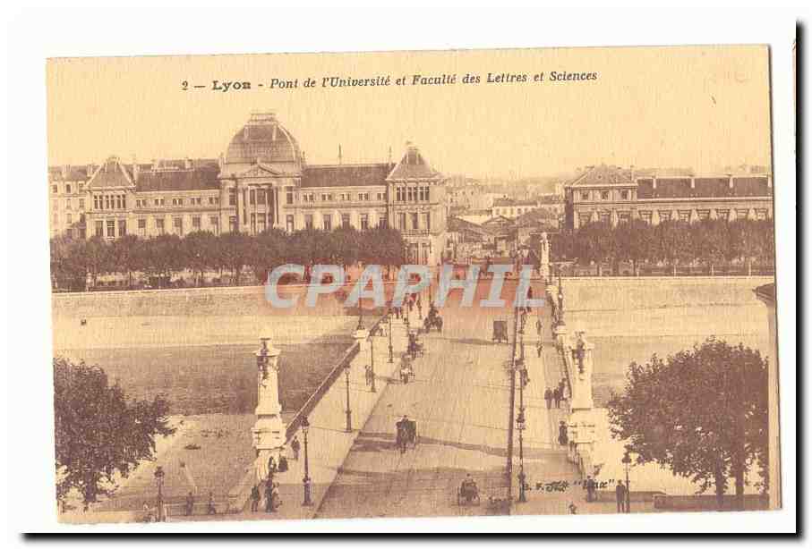 Lyon CPA Pont de l'unviersite et faculte des lettres et sciences
