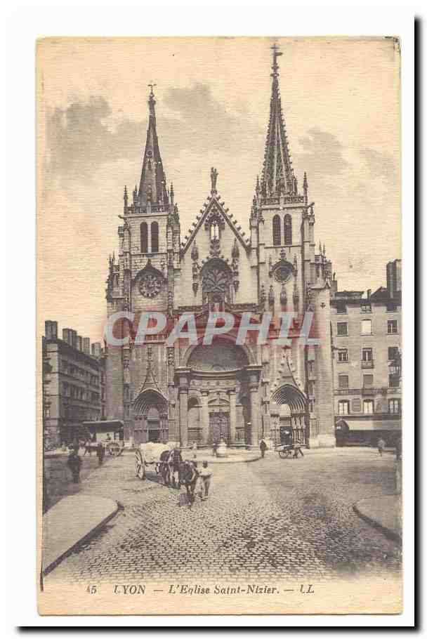 Lyon CPA L'eglise Saint Nizier