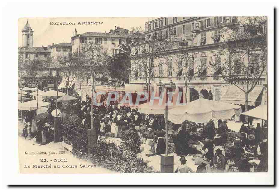 Nice CPA Le marche au cours Saleys TOP