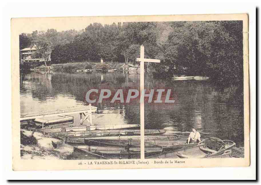 La Varenne-St-Hilaire (Seine) — Banks of the Marne — CPAPHIL
