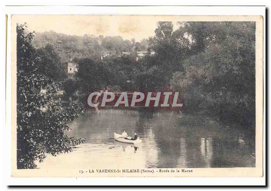 La Varenne-Saint-Hilaire (Seine) — Bords de la Marne — éditeur CPAPHIL, n° 13