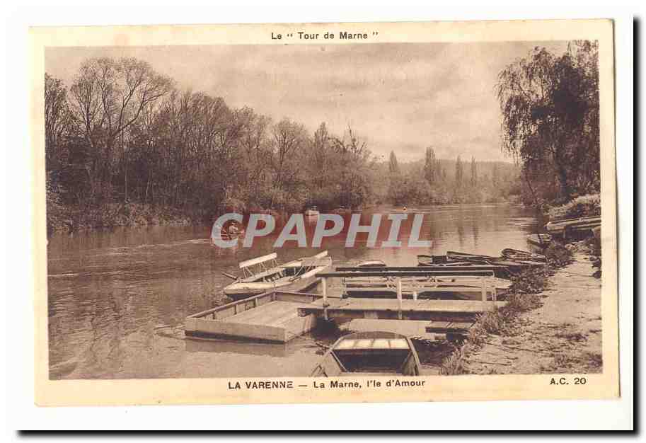 La Varenne — La Marne, l'île d'Amour — Le 'Tour de Marne' — A.C. 20