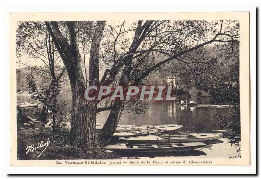 La Varenne-St-Hilaire (Seine) — Bords de la Marne et coteau de Chennevières — Billot