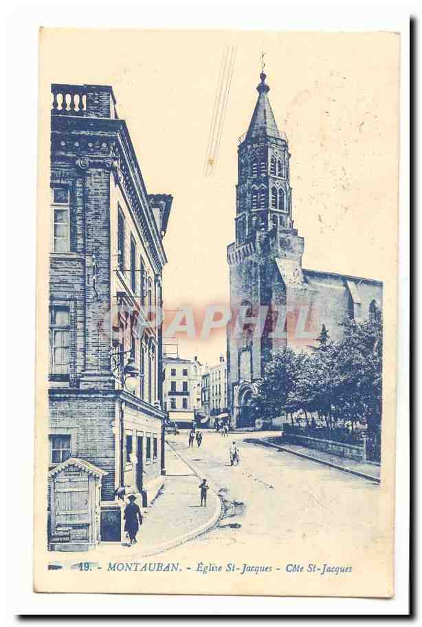 Montauban CPA Eglise Saint jacques Cote St Jacques
