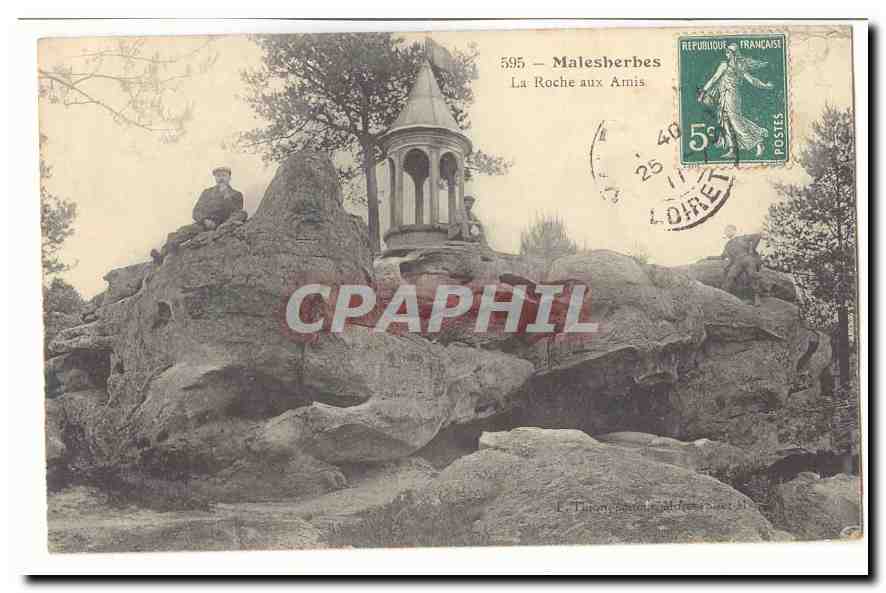 Malesherbes CPA La roche aux amis