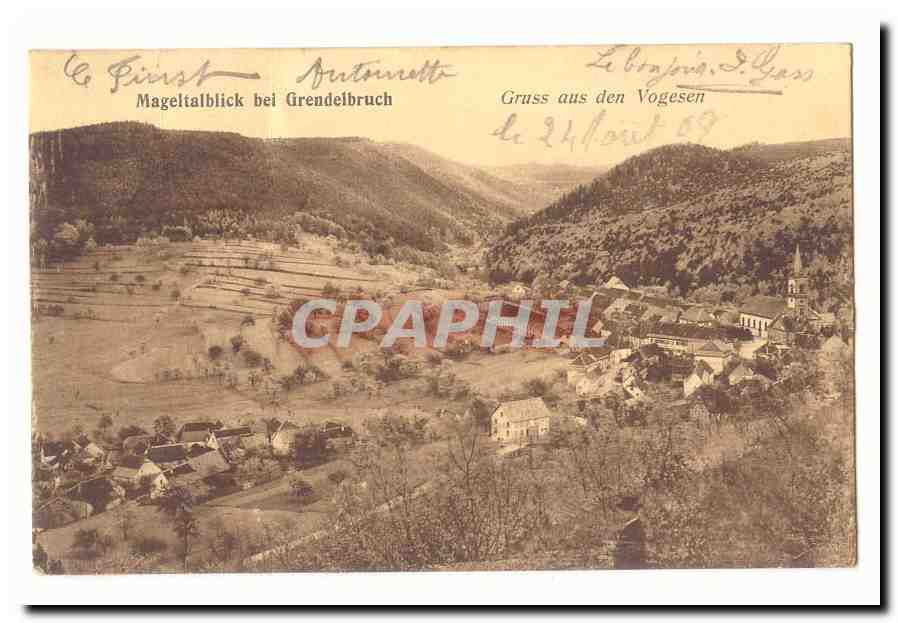 Mageltalblick bei Grendelbruch — vue panoramique — éditeur G. Firnst, Autunnetto