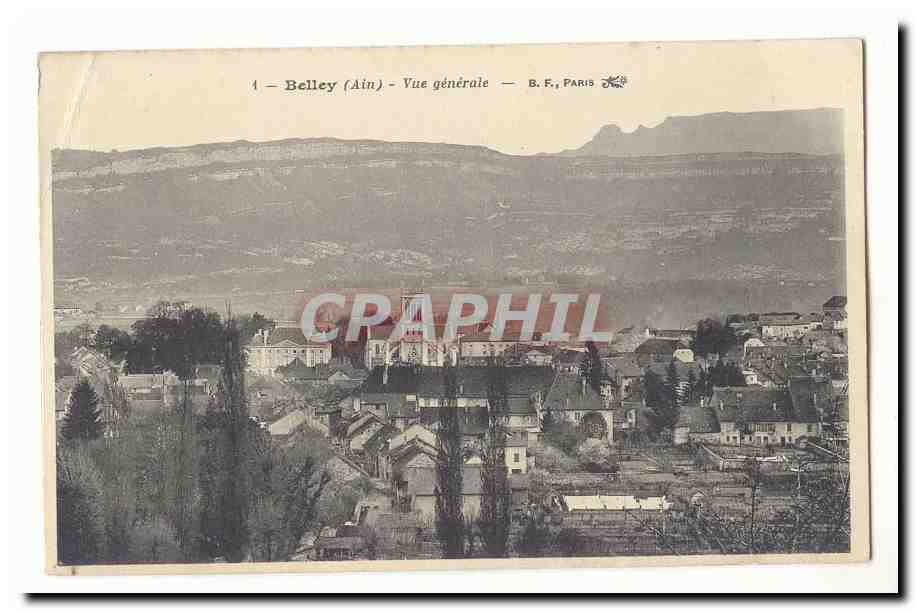 Belley (Ain) — Vue générale — B. F. PARIS - Anverso