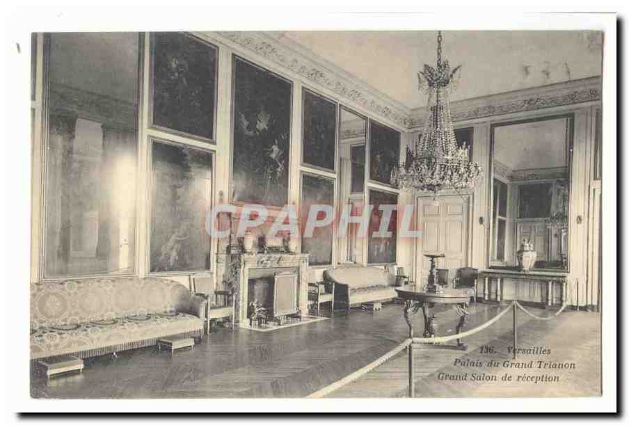 Versailles CPA Palais du Grand TRianon Grand salon de reception