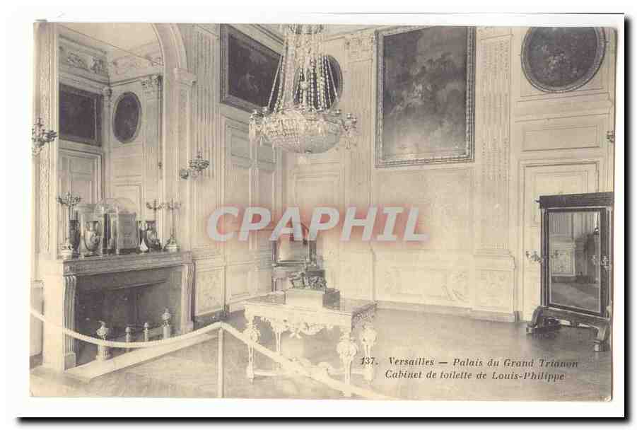 Versailles — Palais du Grand Trianon — Cabinet de toilette de Louis-Philippe