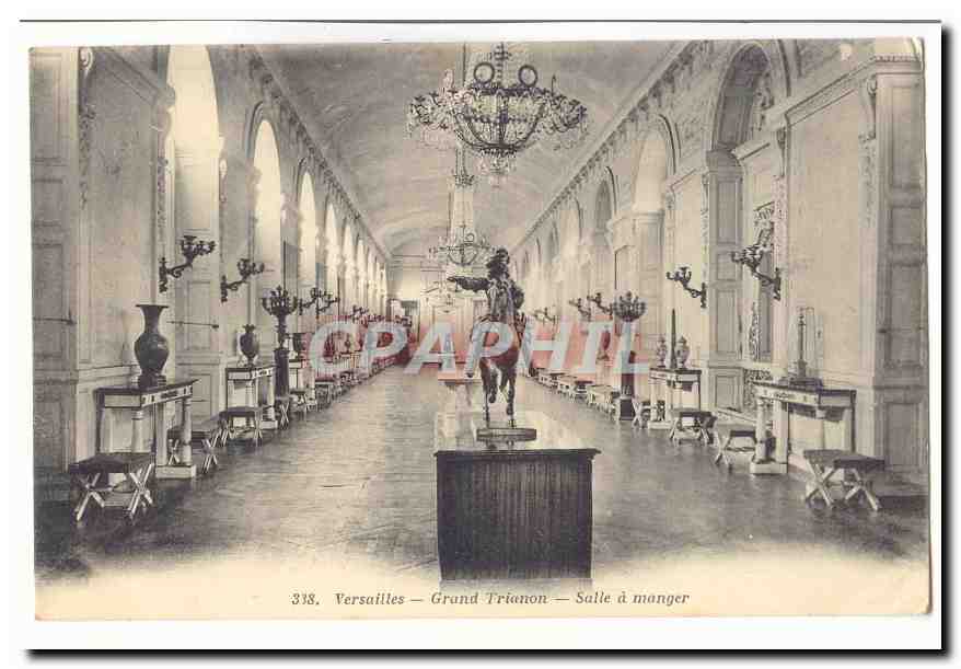 Versailles CPA Grand Trianon Salle a manger